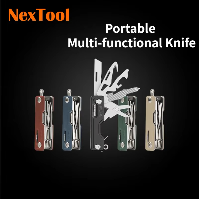 Edc Carry Card - NexTool 10-in-1 Key Knife Mini Folding