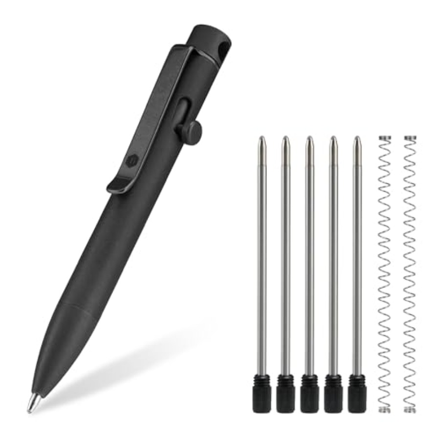 Edc Every Day Carry おもちゃ - Bolt Action EDC Pen with Clip