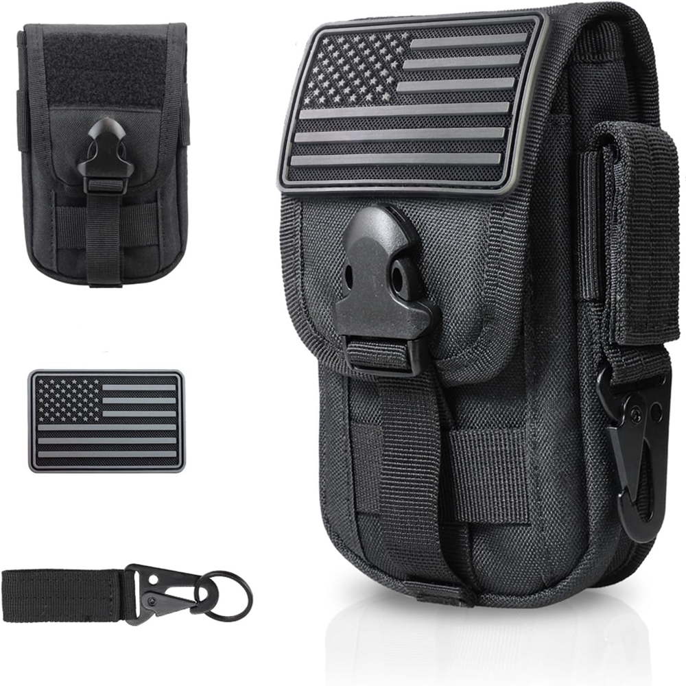 Edc Carry Belt - Tactical Phone Pouch Molle,Smartphone Holster Bag