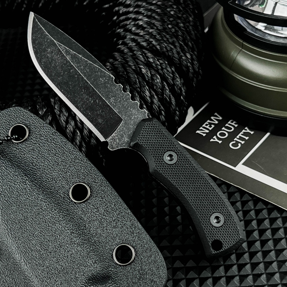 Edc Fixed Blade Deep Carry - High Hardness Compact Fixed Blade Knife