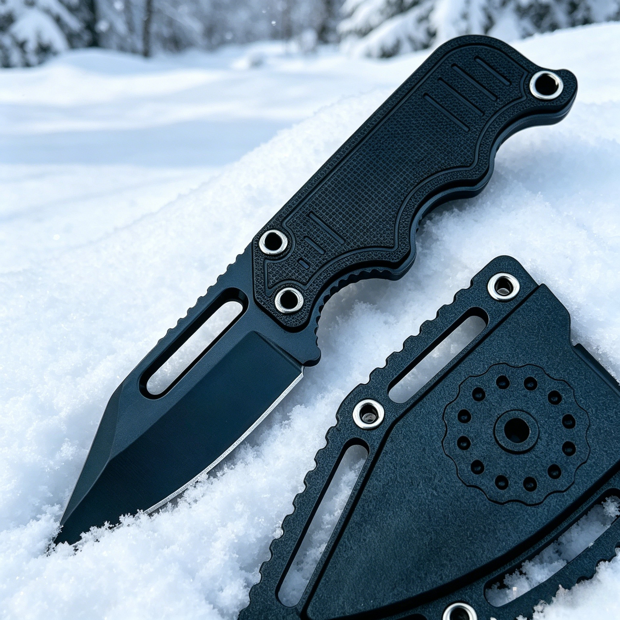 Edc Fixed Blade Deep Carry - Mini Instinct Compact Fixed Knife –