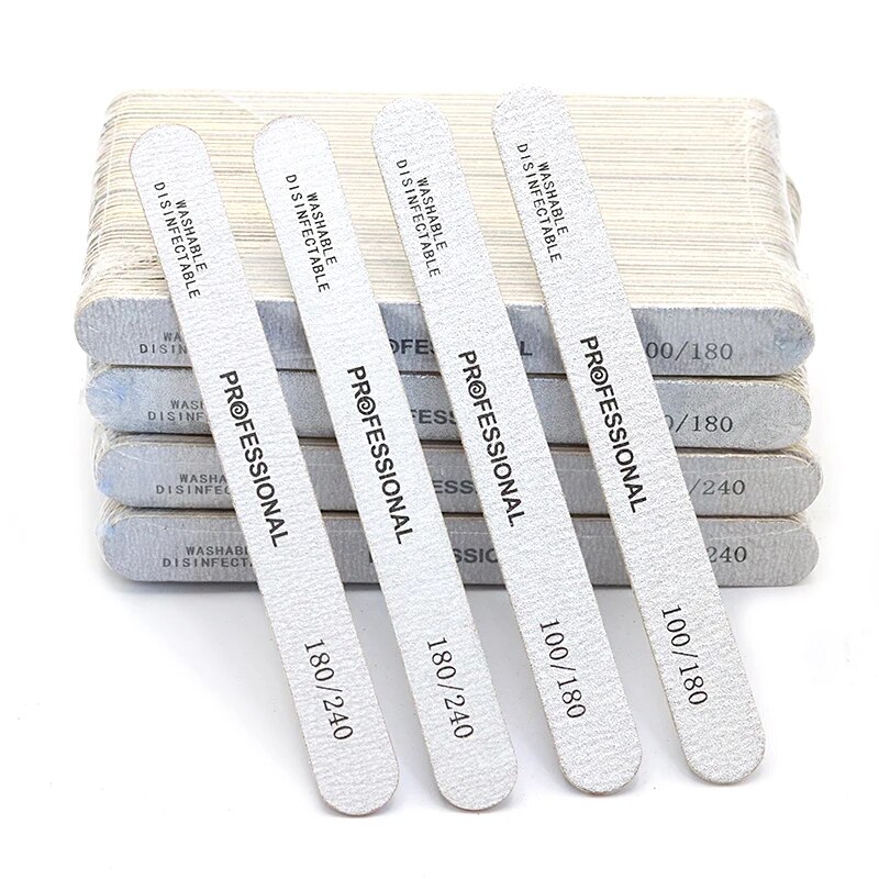 100Pcs Wooden Nail File Profes - Nail File Titanium reseña y precio