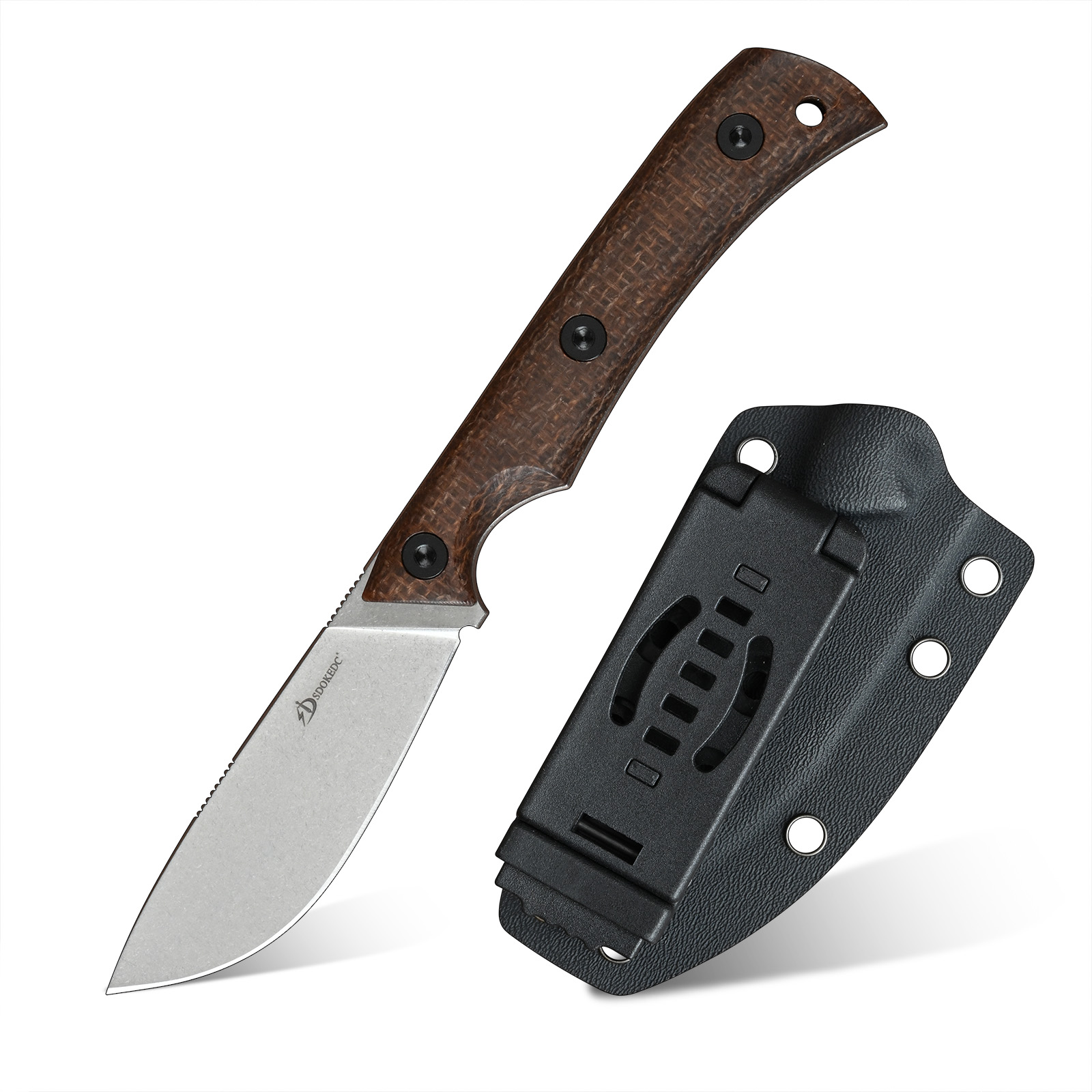 SDOKEDC DC53 Steel EDC Utility - Edc Fixed Blade Deep Carry reseña y precio