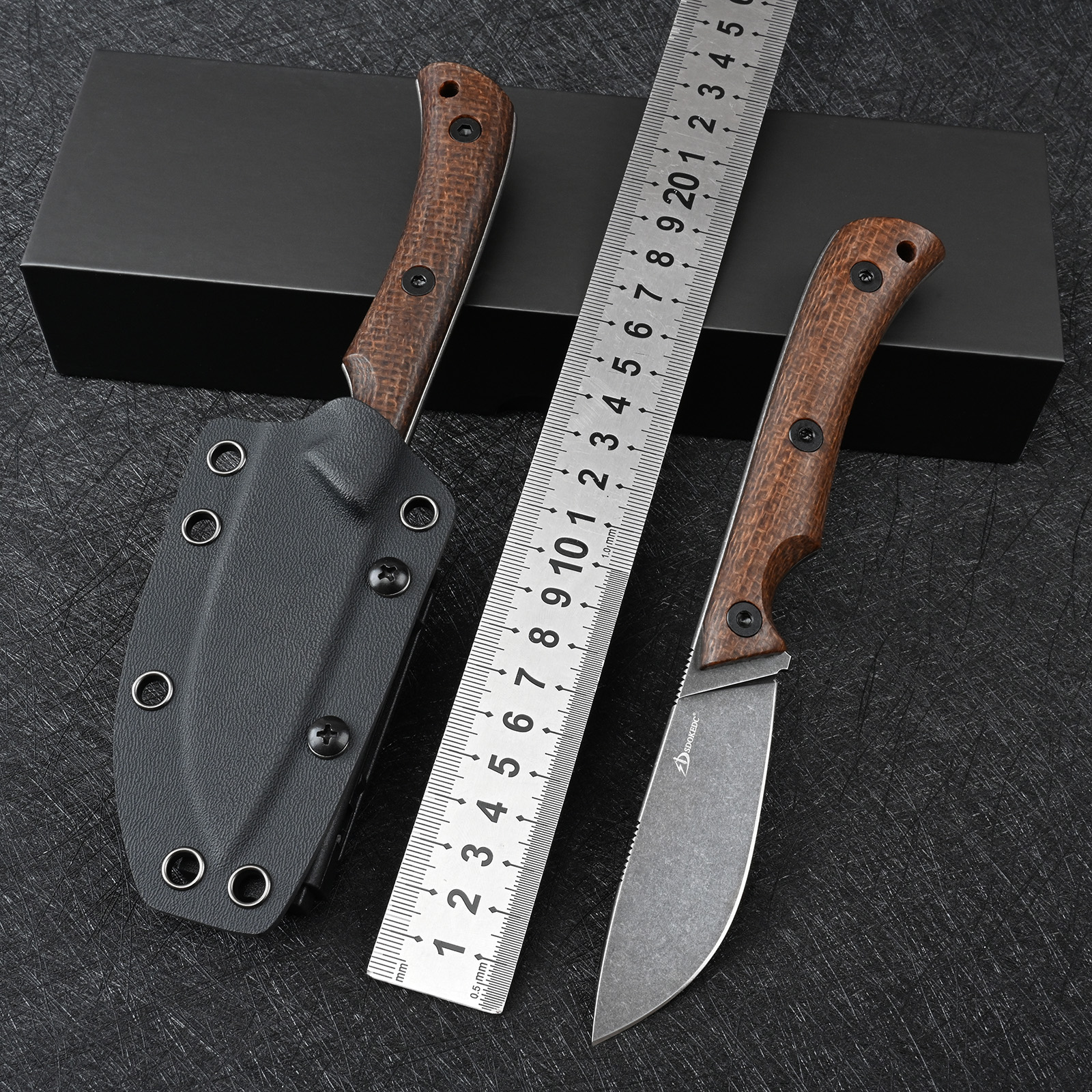 SDOKEDC DC53 Steel EDC Utility - Edc Fixed Blade Deep Carry reseña y precio