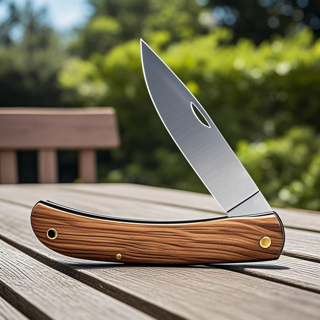 Rosewood Handle Pocket Knife S - Edc Carry Pocket Knife reseña y precio