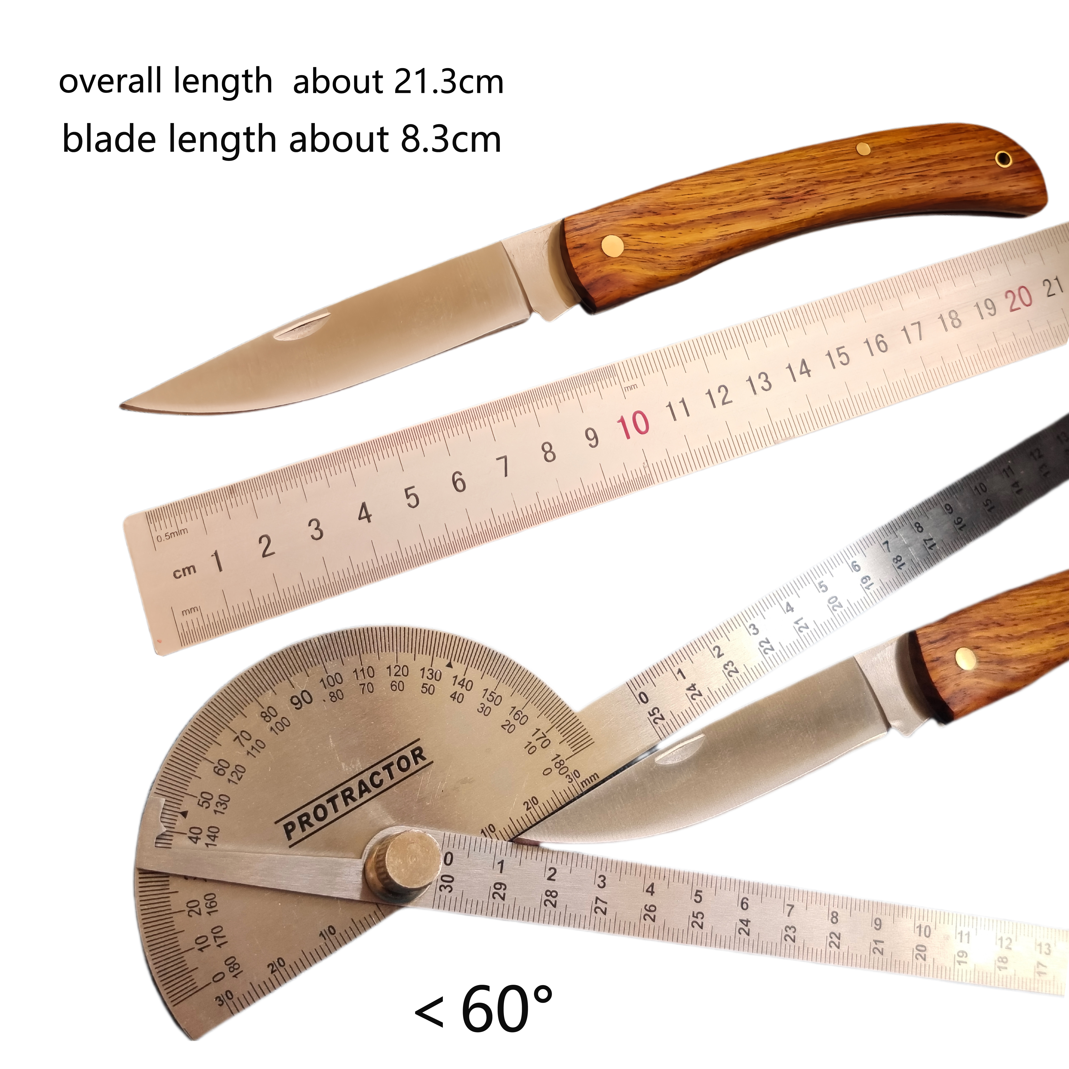 Rosewood Handle Pocket Knife S - Edc Carry Pocket Knife reseña y precio
