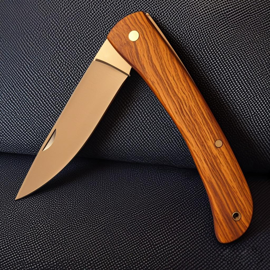Rosewood Handle Pocket Knife S - Edc Carry Pocket Knife reseña y precio