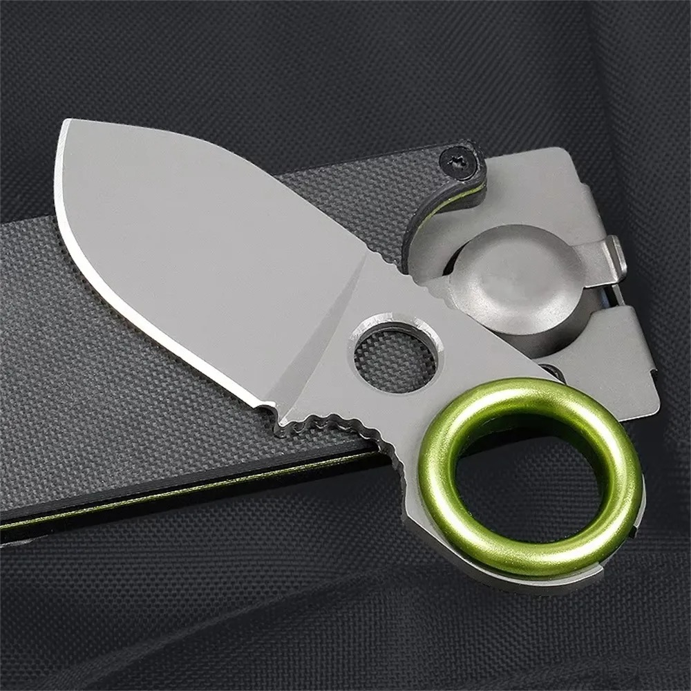 Mini EDC Ring Fixed Blade Knif - Edc Pocket Carry Fixed Blade reseña y precio