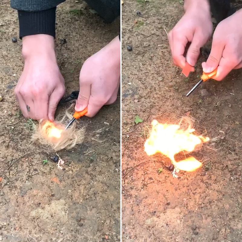 Outdoor Survival Flint Fire St - Ferro Rod Striker reseña y precio