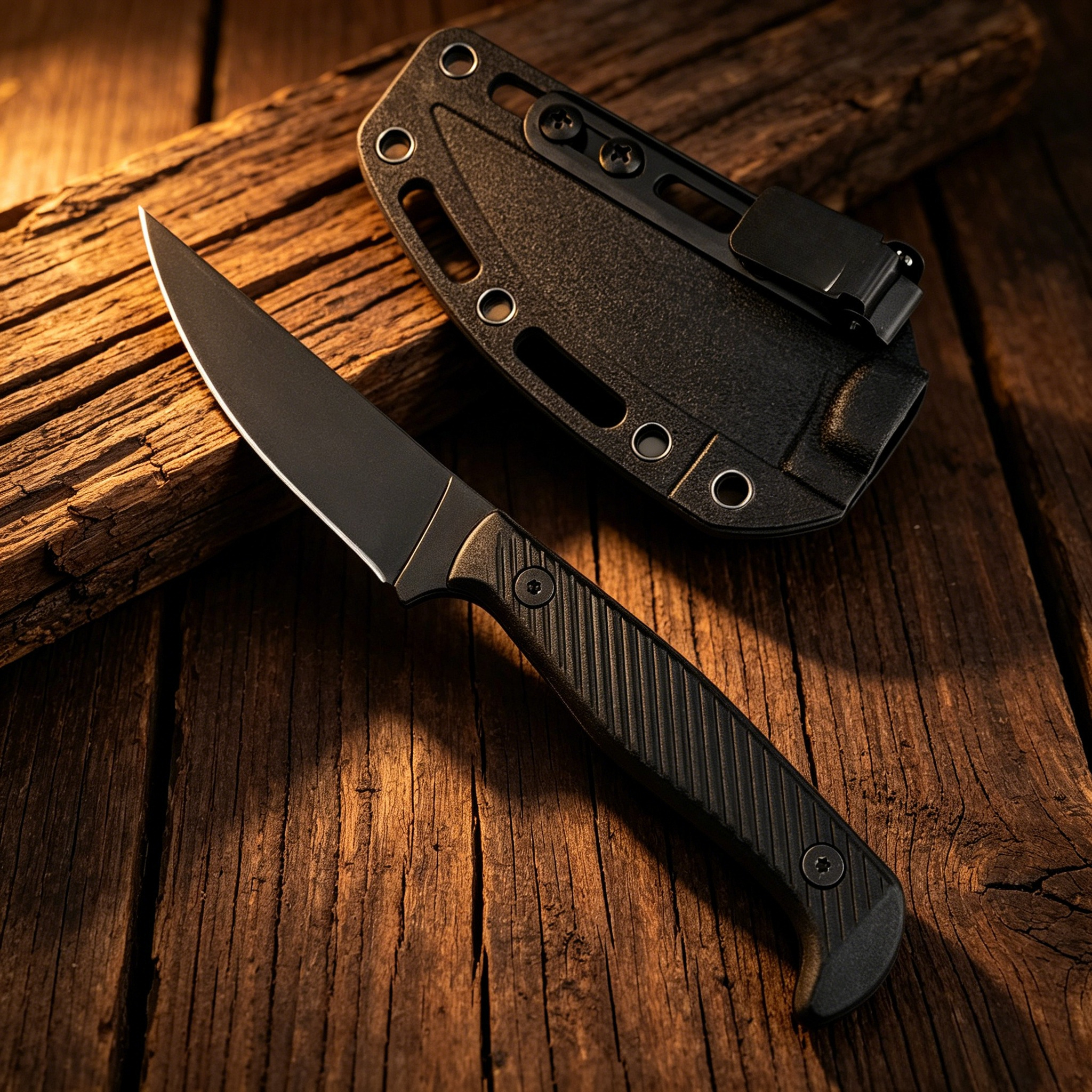 Everyday Carry Fixed-blade Kni - Edc Fixed Blade Deep Carry reseña y precio