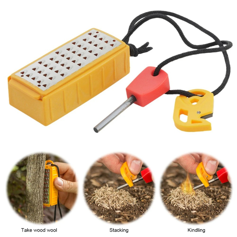 Portable Outdoor Emergency Tin - Ferro Rod Striker reseña y precio
