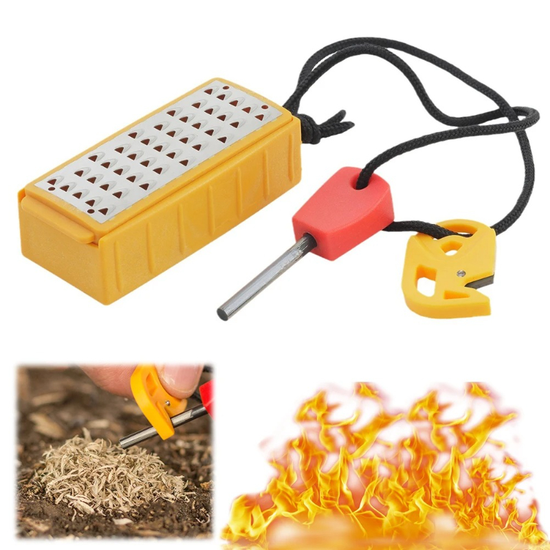Portable Outdoor Emergency Tin - Ferro Rod Striker reseña y precio