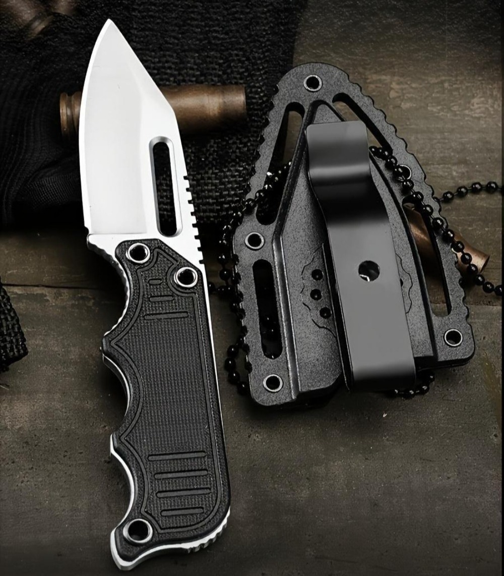 Portable Neck Knife with Kydex - Edc Fixed Blade Deep Carry reseña y precio
