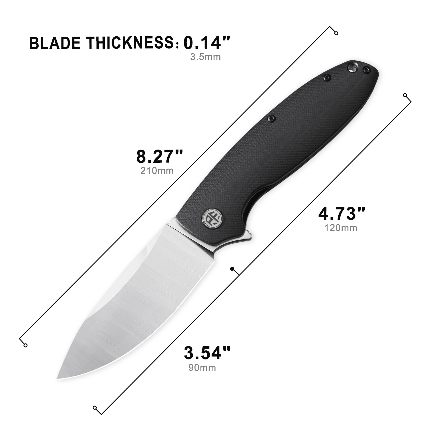 Petrified Fish PFB01 Folding K - Pocket Knife Ceramic reseña y precio