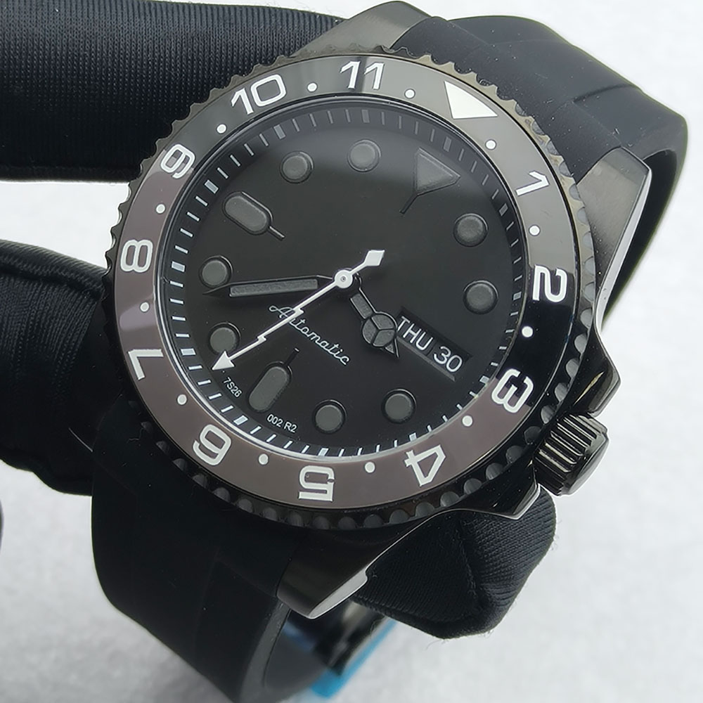 40MM NH36 Watch Black Men's St - Watch Winder Compact reseña y precio