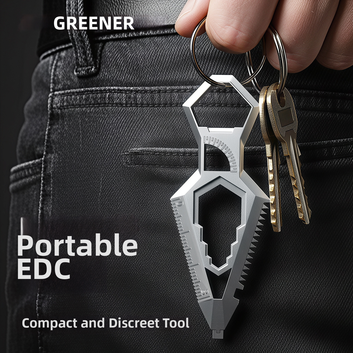 GREENER EDC Keychain Multi Too - Appendix Carry Edc reseña y precio