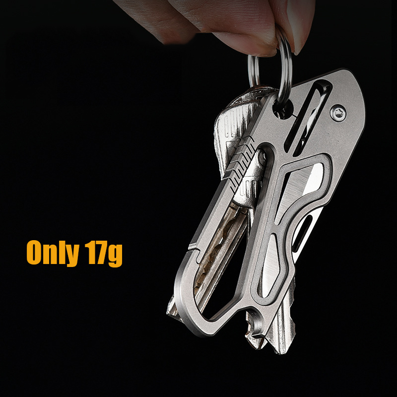 Titanium Alloy Keychain Foldin - Multitool Credit Card reseña y precio