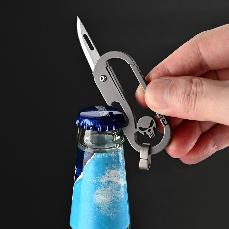Titanium Alloy Keychain Foldin - Multitool Credit Card reseña y precio