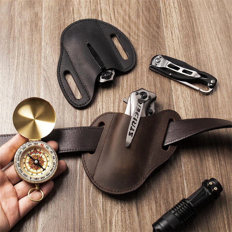 Genuine Leather Case For Foldi - Edc Carry Belt reseña y precio