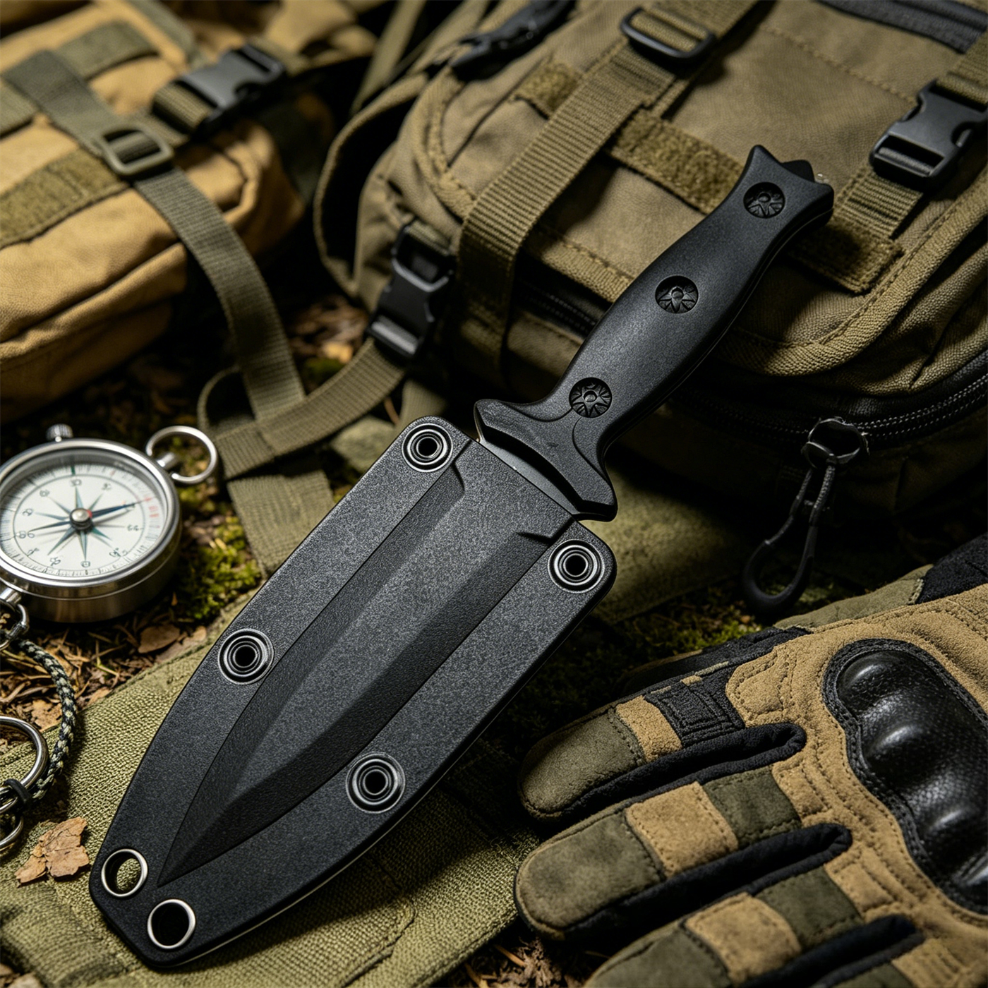 Outdoor Survival Knife Wildern - Edc Pocket Carry Fixed Blade reseña y precio