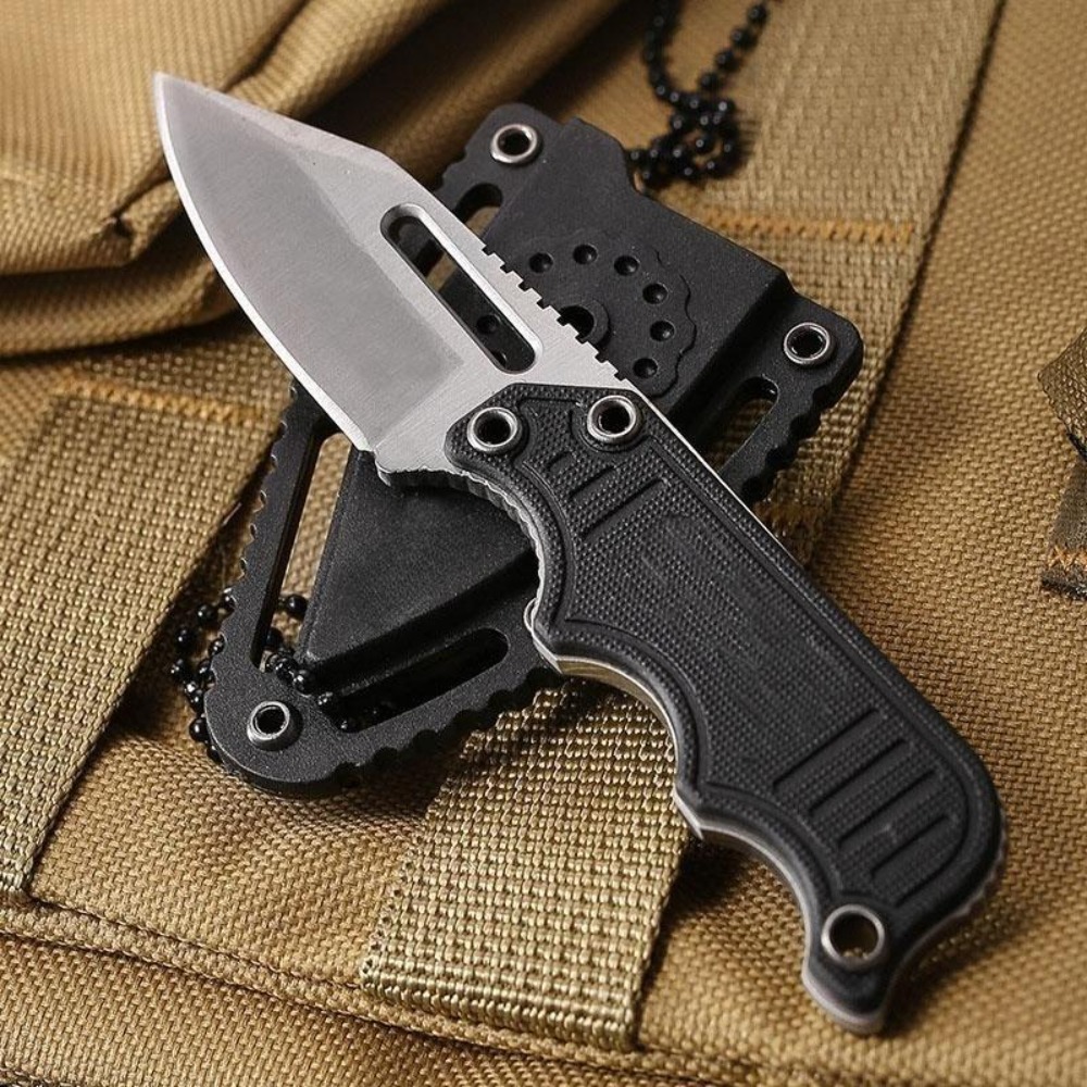 Portable Neck Knife with Kydex - Edc Fixed Blade Deep Carry reseña y precio
