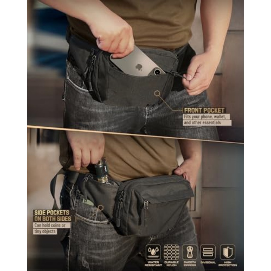 Tactical Concealed Carry Fanny - Edc Concealed Carry Fanny Pack reseña y precio