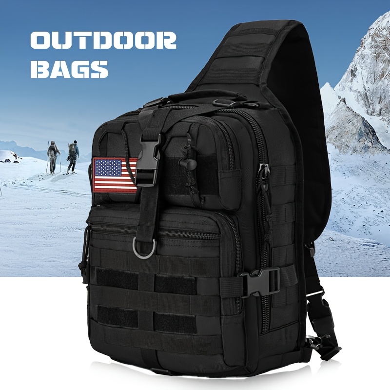 1pc 6.6gal Tactical Sling Back - Edc Front Carry Bag reseña y precio