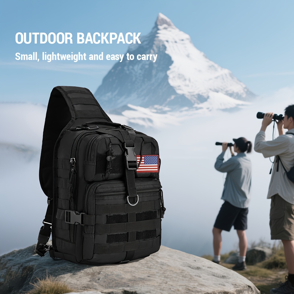 1pc 6.6gal Tactical Sling Back - Edc Front Carry Bag reseña y precio