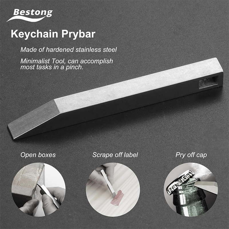 EDC Pry Bar, Heavy Duty Keycha - Edc (Every Day Carry reseña y precio