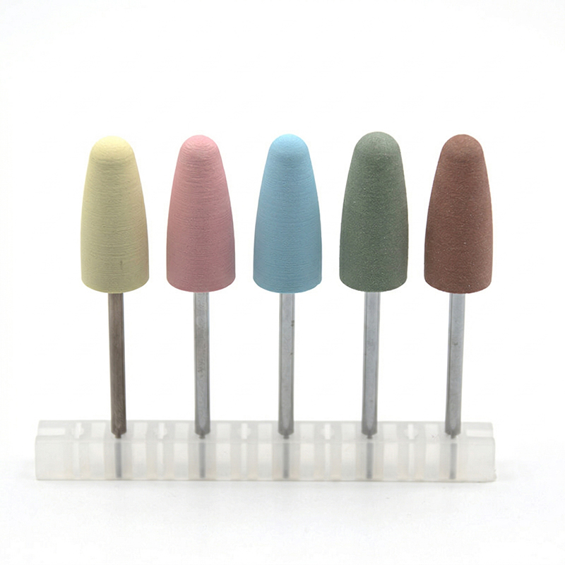 5Pcs/Set Silicone Nail Drill B - Nail File Titanium reseña y precio