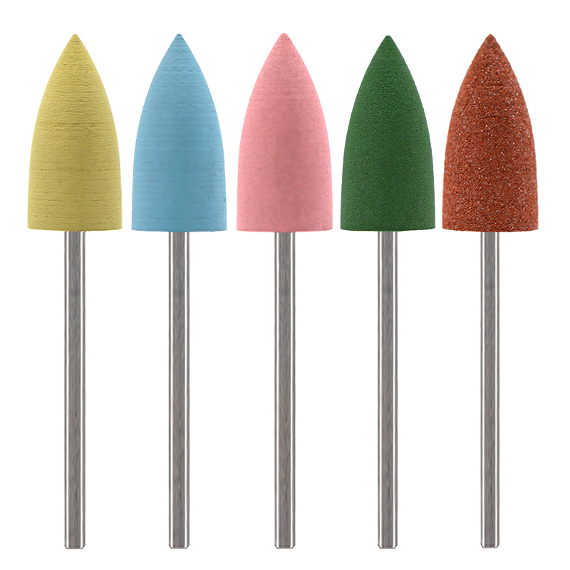5Pcs/Set Silicone Nail Drill B - Nail File Titanium reseña y precio