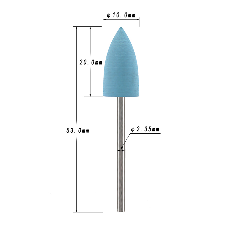 5Pcs/Set Silicone Nail Drill B - Nail File Titanium reseña y precio