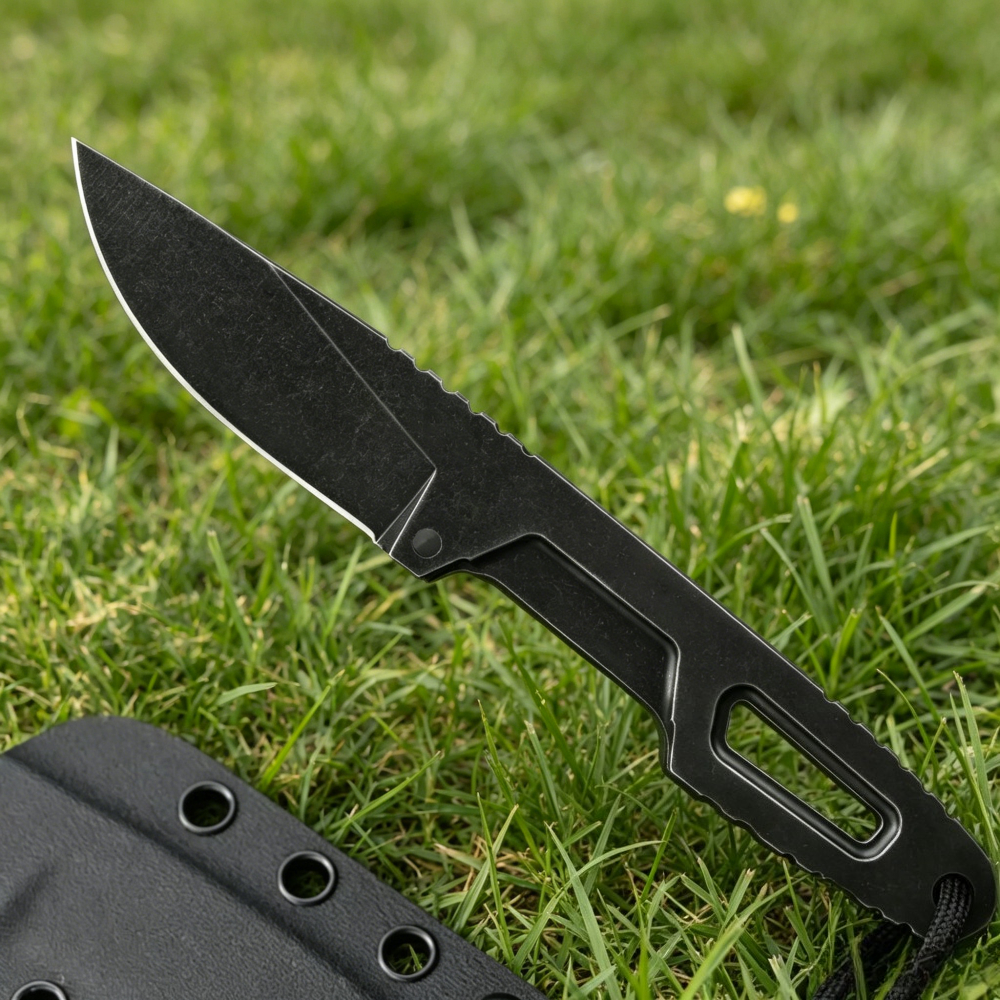 EDC Knife Neck Knife D2 Blade  - Edc Fixed Blade Deep Carry reseña y precio