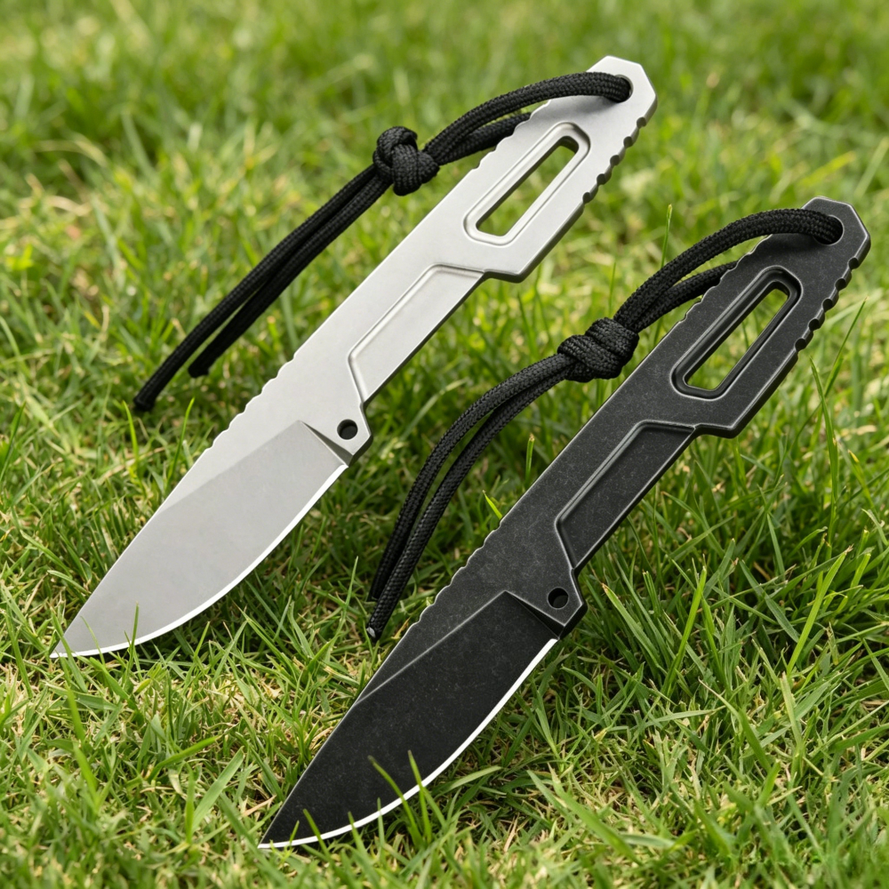 EDC Knife Neck Knife D2 Blade  - Edc Fixed Blade Deep Carry reseña y precio