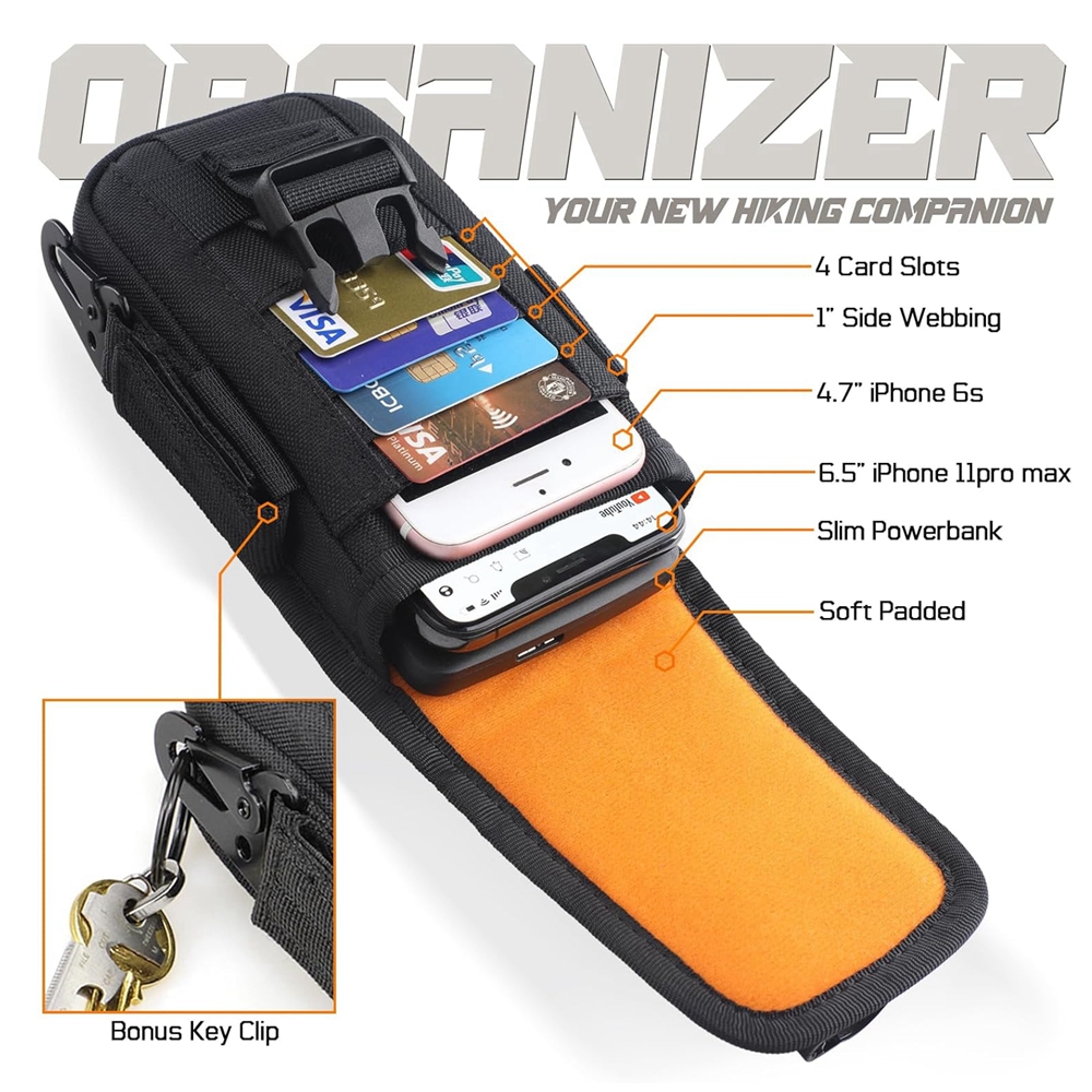 Tactical Phone Pouch Molle,Sma - Edc Carry Belt reseña y precio