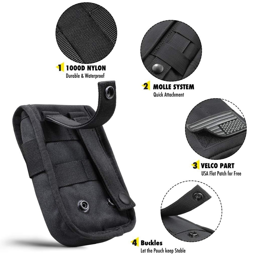 Tactical Phone Pouch Molle,Sma - Edc Carry Belt reseña y precio