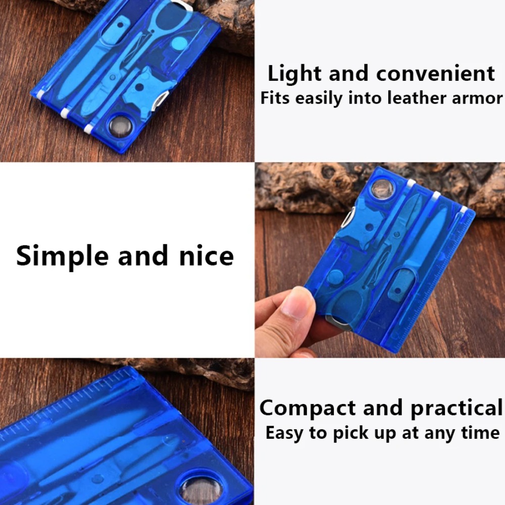 12 in 1 Portable Pocket Credit - Multitool Credit Card reseña y precio