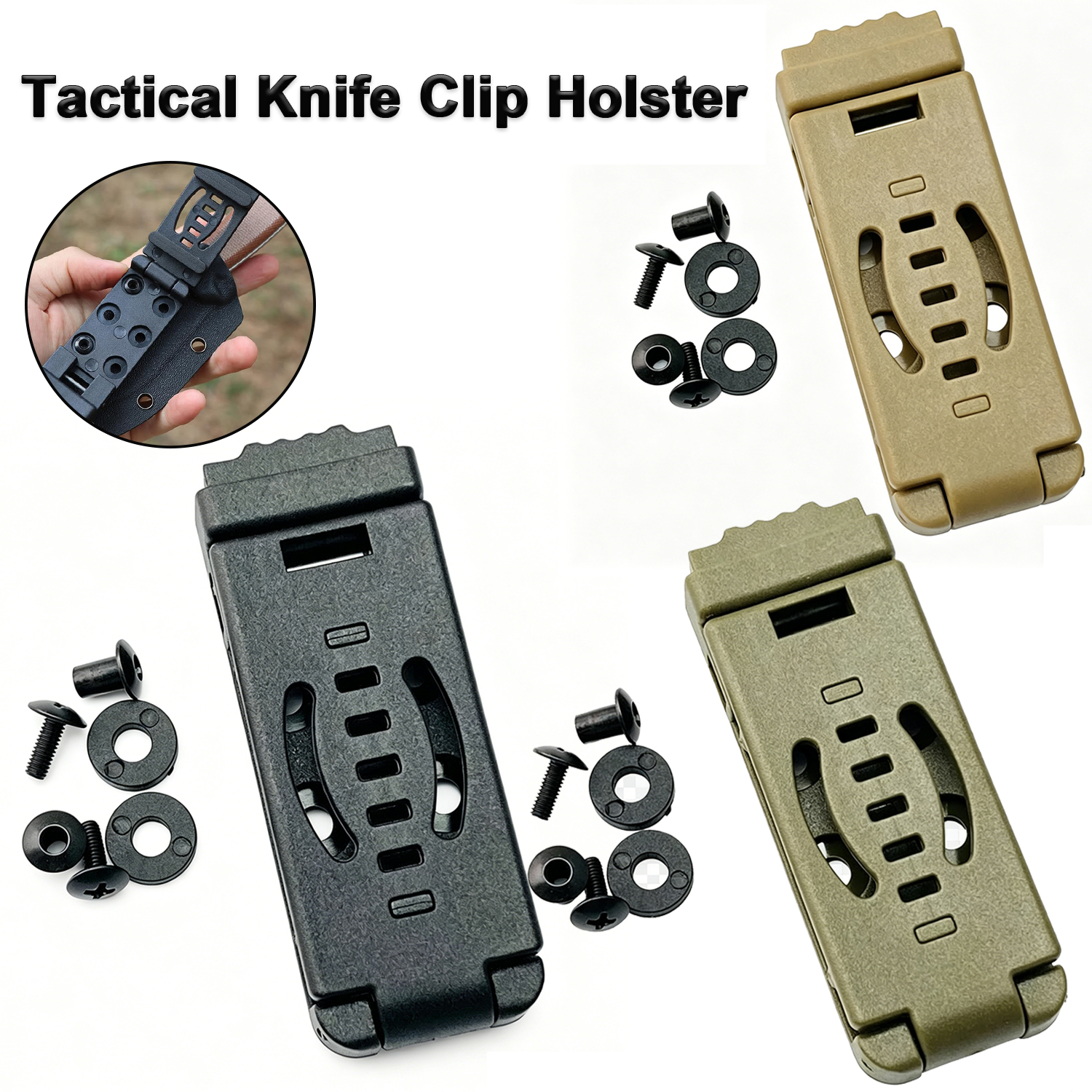 Tactical Universal Knife Clip  - Edc Carry Belt reseña y precio