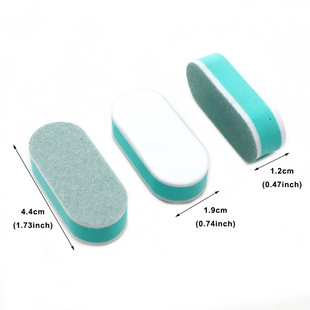 10/60/120pcs Mini Nail Buffer  - Nail File Titanium reseña y precio