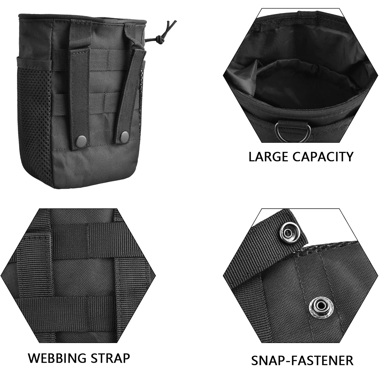 CZHIYAO Durable Molle Dump Pou - Edc Everyday Carry Bag reseña y precio