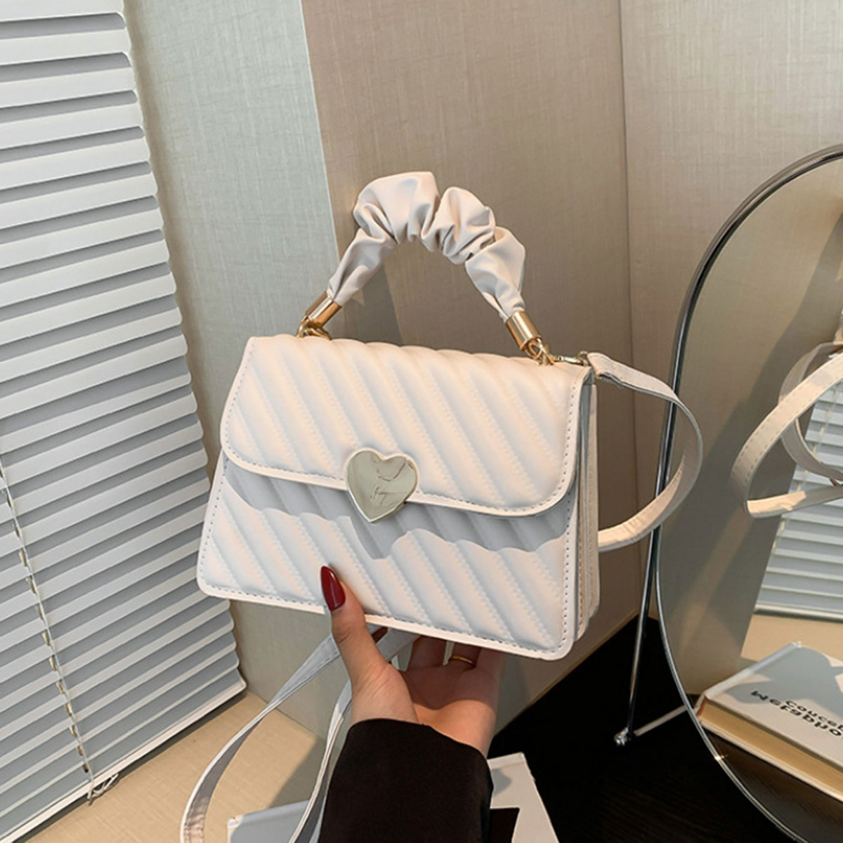 White fashion women's bag simp - Edc Carry Bag reseña y precio