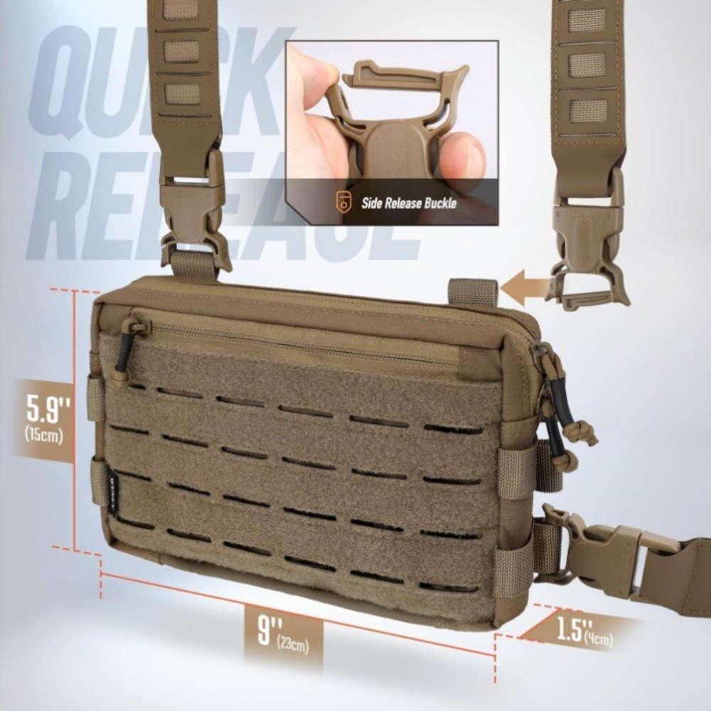Fashion 1000D Nylon Men Chest  - Edc Carry Pack reseña y precio