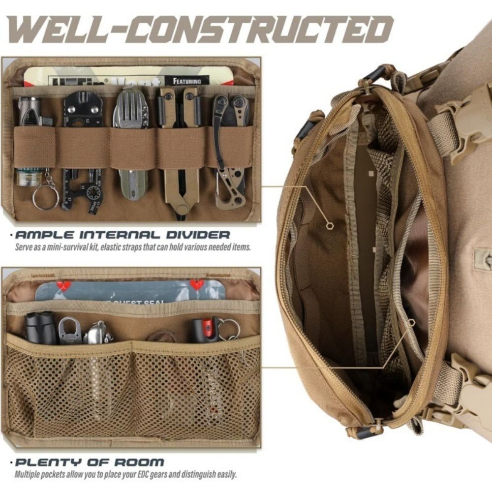Fashion 1000D Nylon Men Chest  - Edc Carry Pack reseña y precio