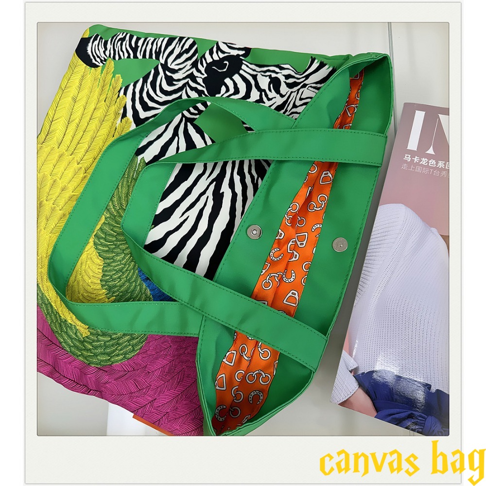 Fashion Multi-color Canvas Bag - Edc Carry Bag reseña y precio