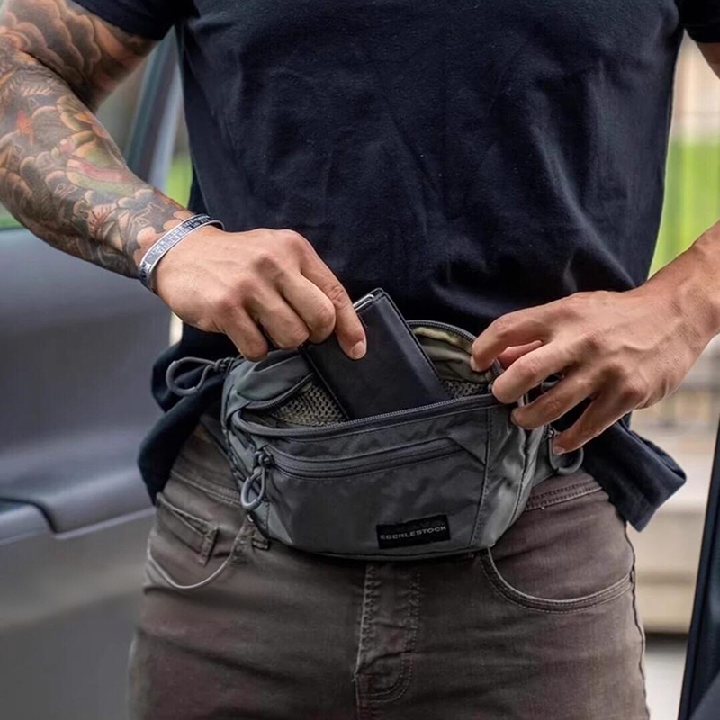 Mens Belt Bag with Adjustable  - Edc Concealed Carry Fanny Pack reseña y precio