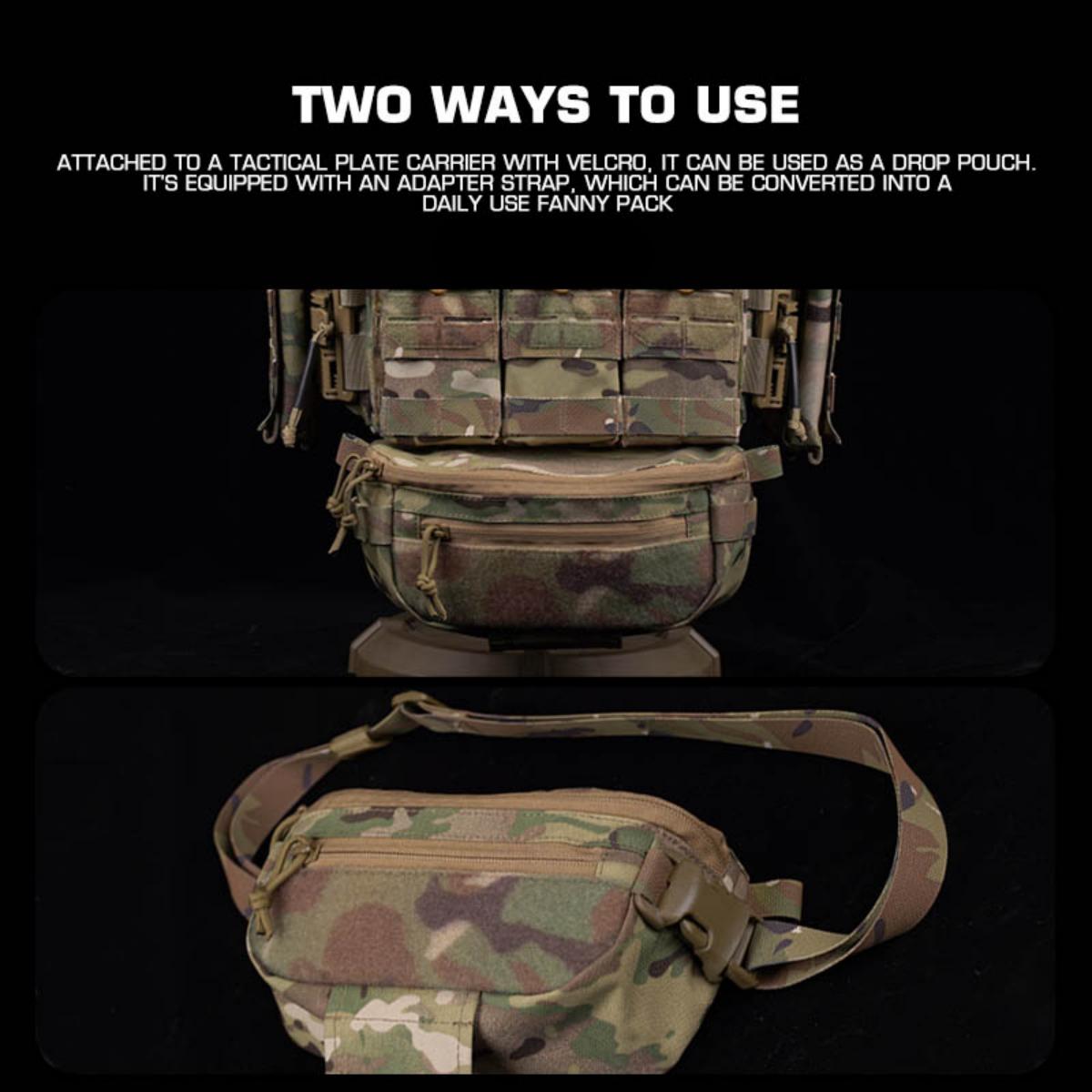 DP Universal Drop Pouch Dual-P - Edc Carry Fanny Pack reseña y precio