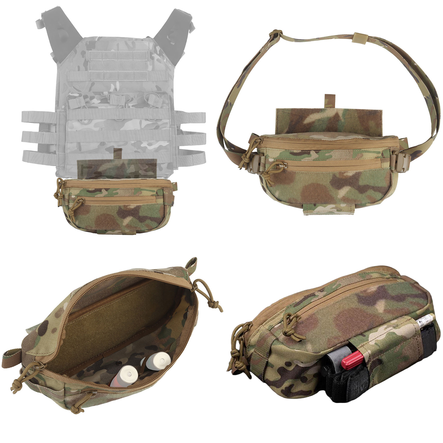 DP Universal Drop Pouch Dual-P - Edc Carry Fanny Pack reseña y precio