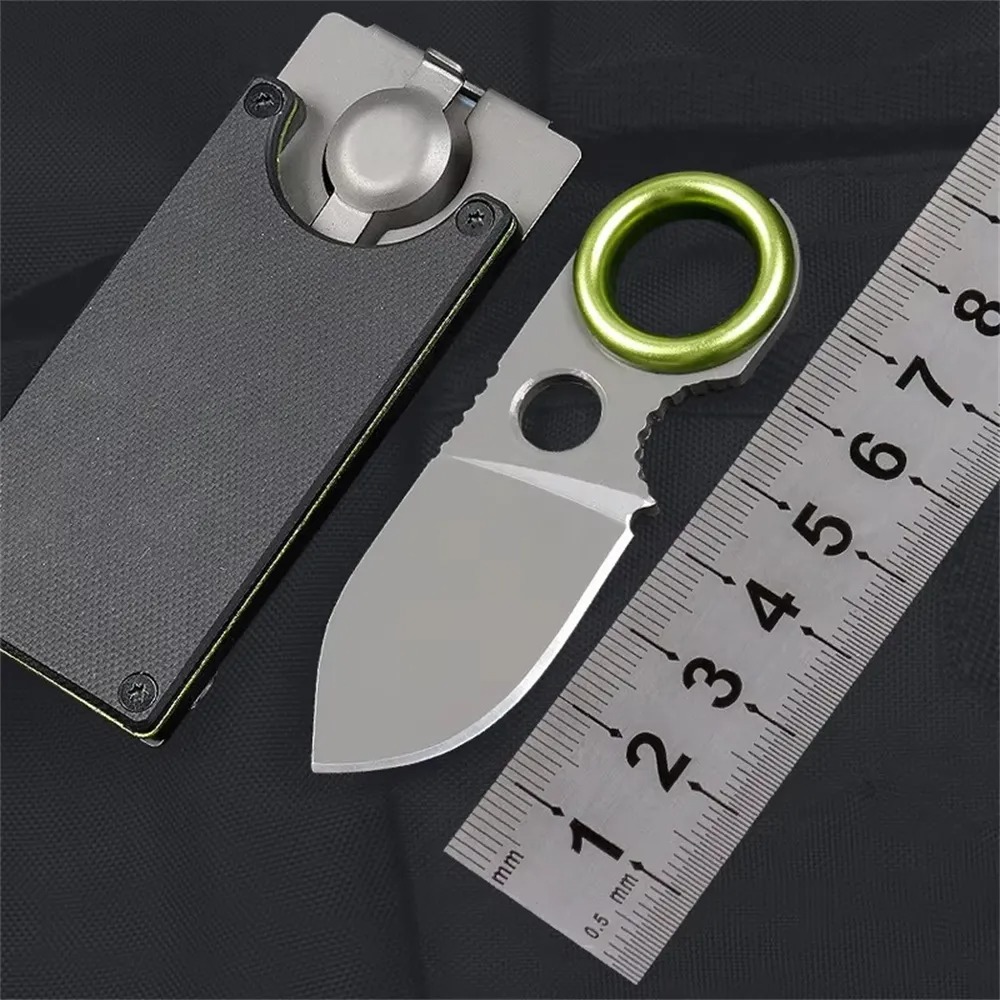 Mini EDC Ring Fixed Blade Knif - Edc Pocket Carry Fixed Blade reseña y precio
