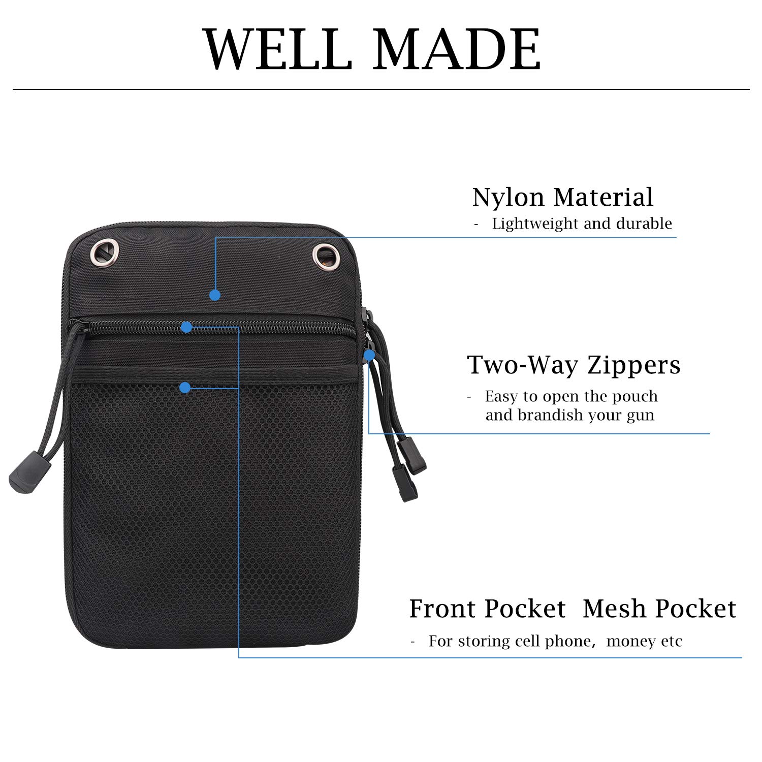 Molle Tactical Concealed Gun H - Edc Concealed Carry Fanny Pack reseña y precio