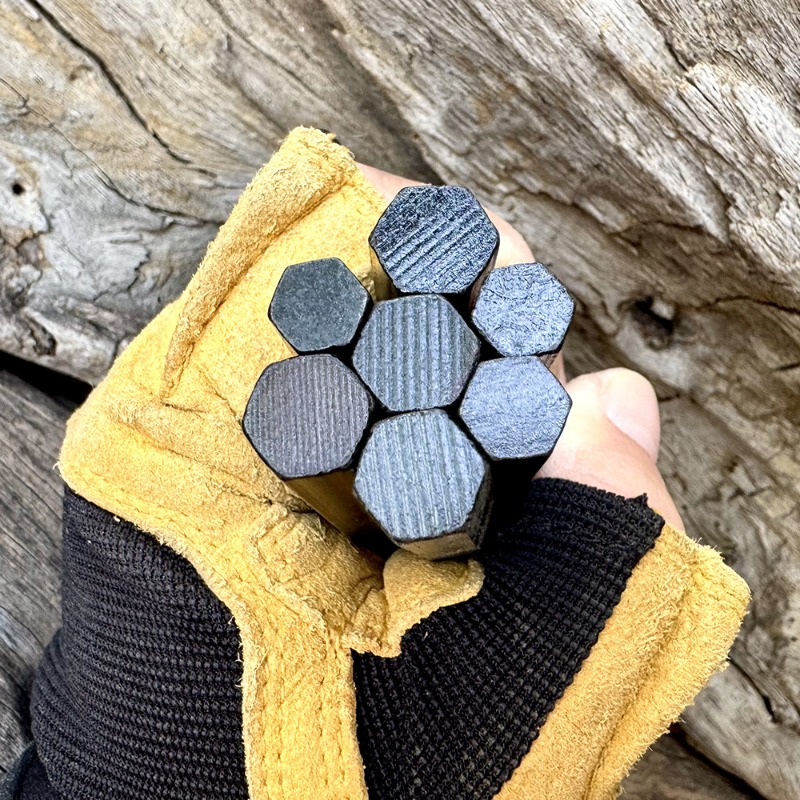 Hand Woven Rope Hexagonal Flin - Ferro Rod Striker reseña y precio